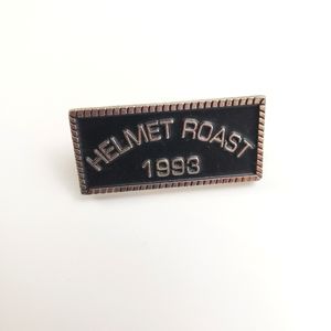 Helmet Roast 1993 Vintage Motorcycle Biker Pin